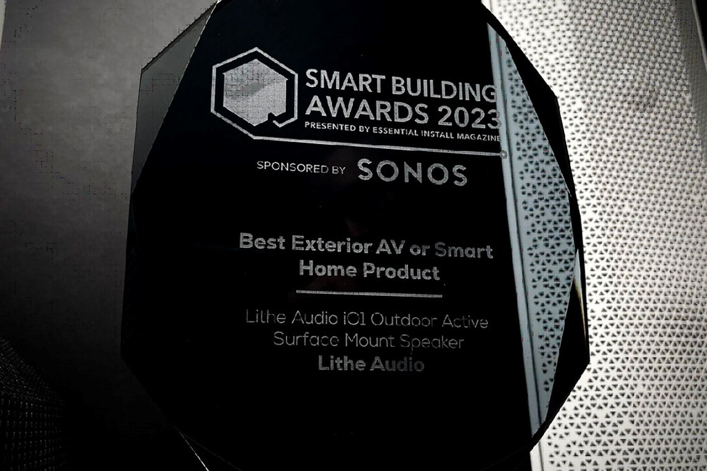 Lithe Audio iO1 Wins Best Exterior Product at Smart Building Awards