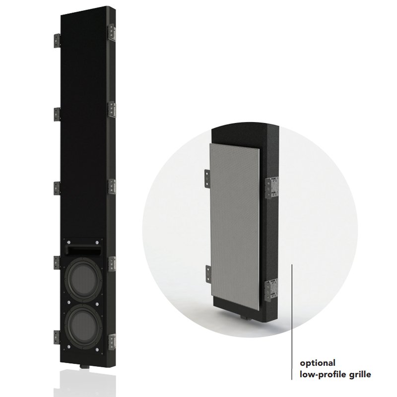 PRO AUDIO LFC-210im-COMPL IN-WALL VENTED SUBWOOFER SYSTEM