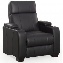 KINGSLEY TWO-ARM RECLINER WITH HEADREST - Click for more info